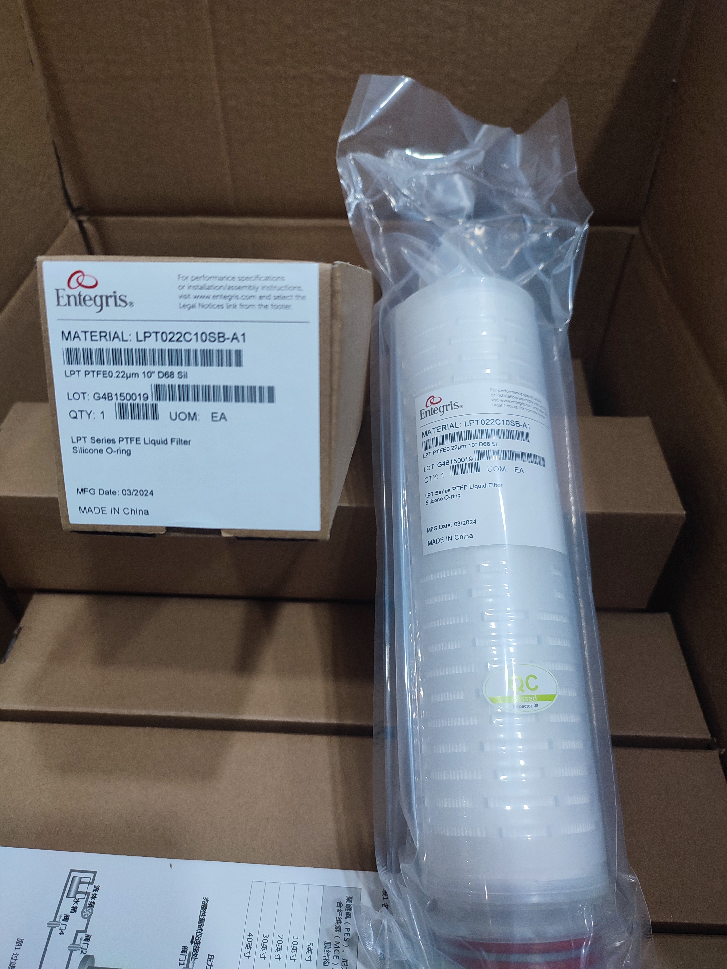 Lõi lọc vi sinh PP 0.2 micron