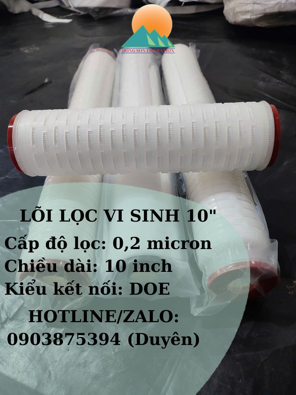Lõi Lọc Vi Sinh 10 Inch 0,2 micron