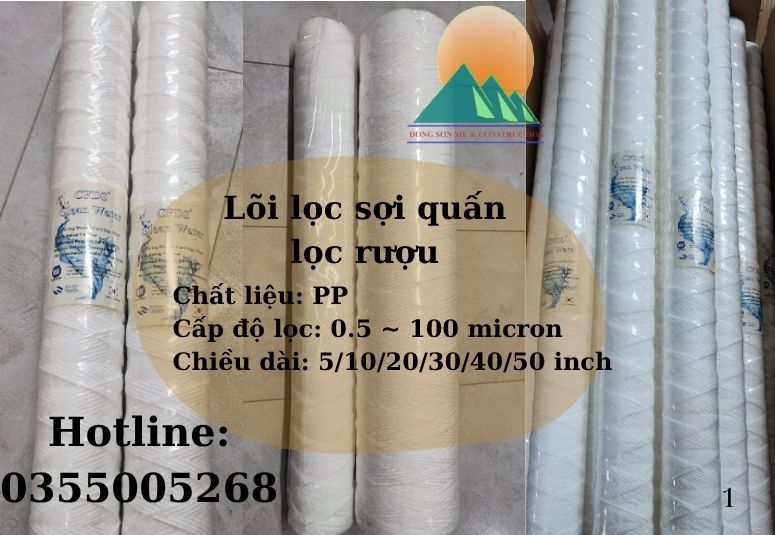 Lõi Lọc Sợi Quấn Lọc Rượu 