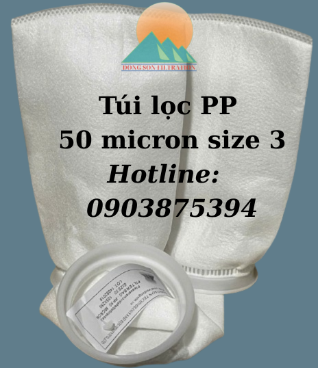 Túi Lọc PP 50 Micron Size 3 