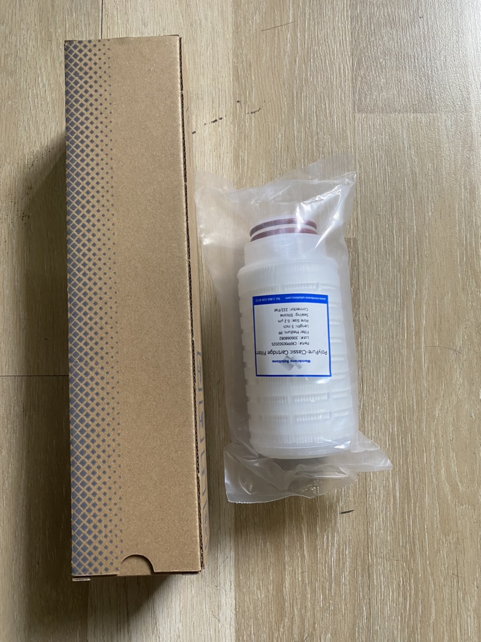 Lõi lọc giấy xếp PP 5 inch 0.2 micron