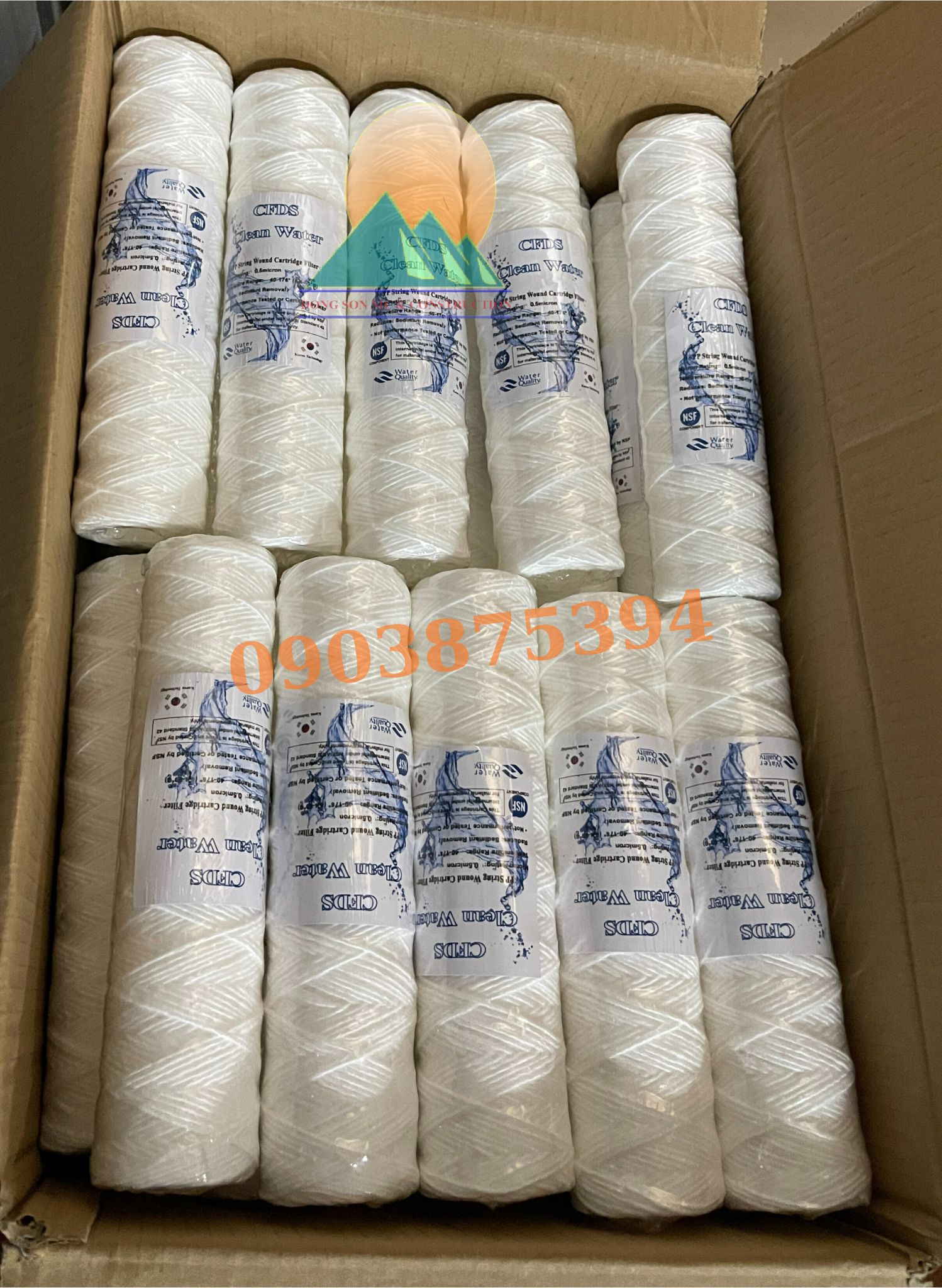 Lõi sợi 10 innch 5 micron