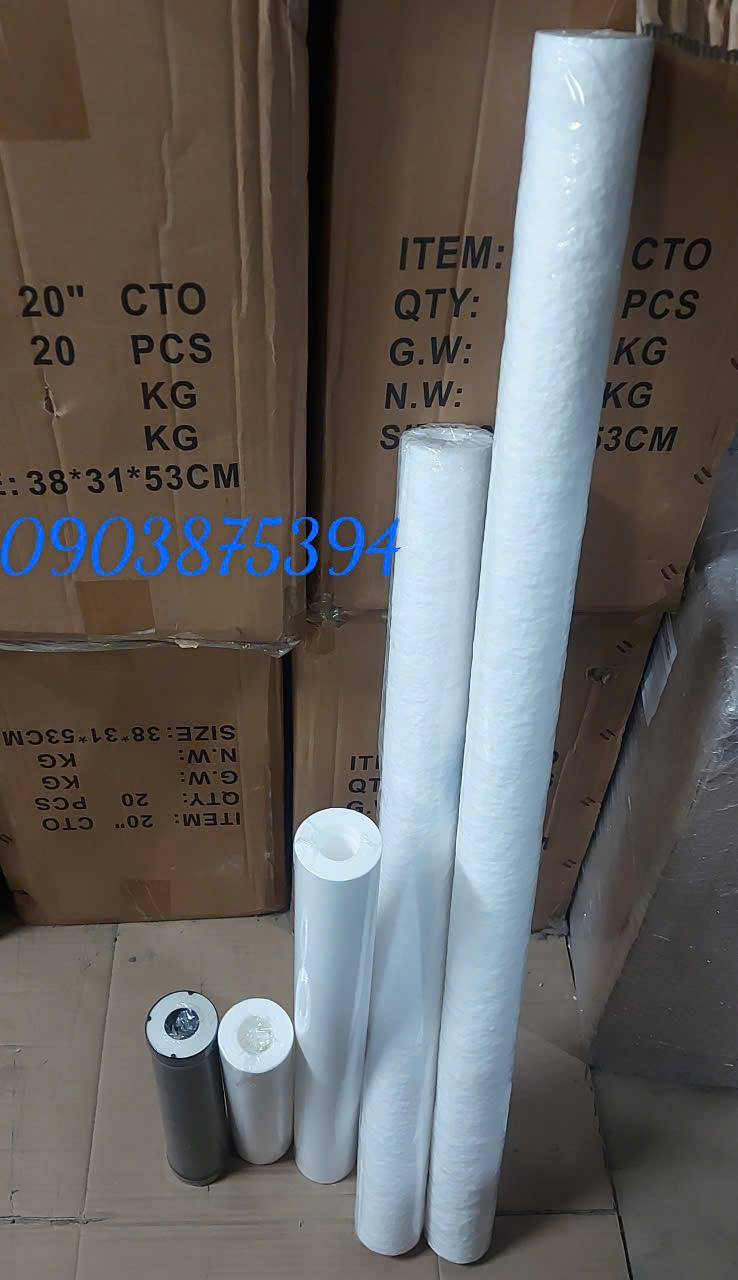 LÕI POLYPROPYLENE ĐỦ KÍCH THƯỚC