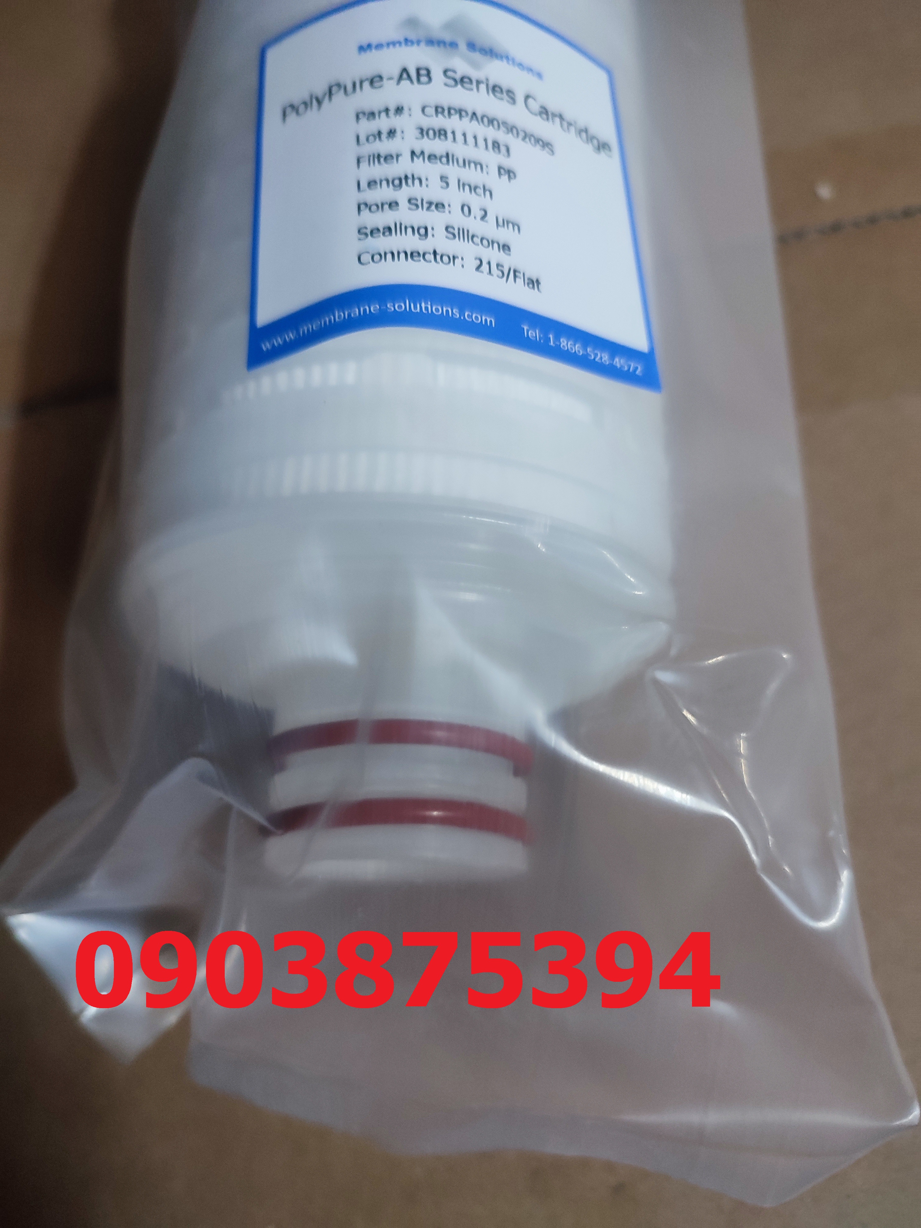 LÕI LỌC DƯỢC 5INCH 0.2MICRON 215/FLAT