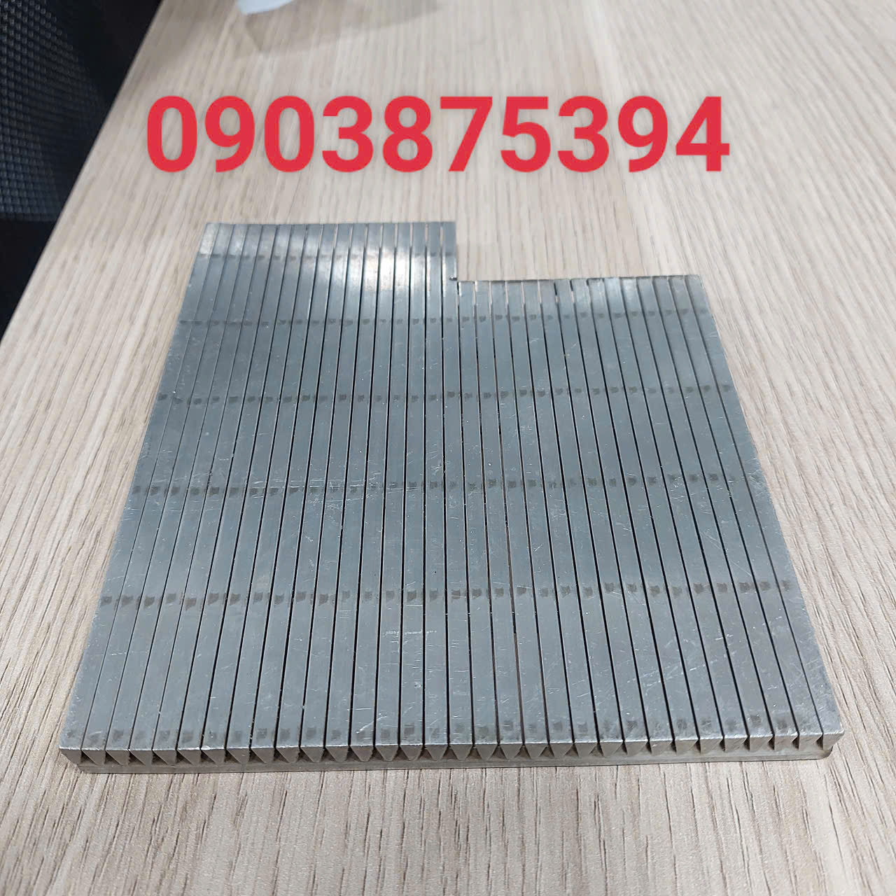 TẤM KHE INOX LỌC HÓA CHẤT 