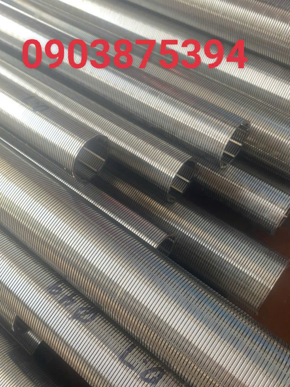 ỐNG LỌC KHE INOX TÁCH RÁC