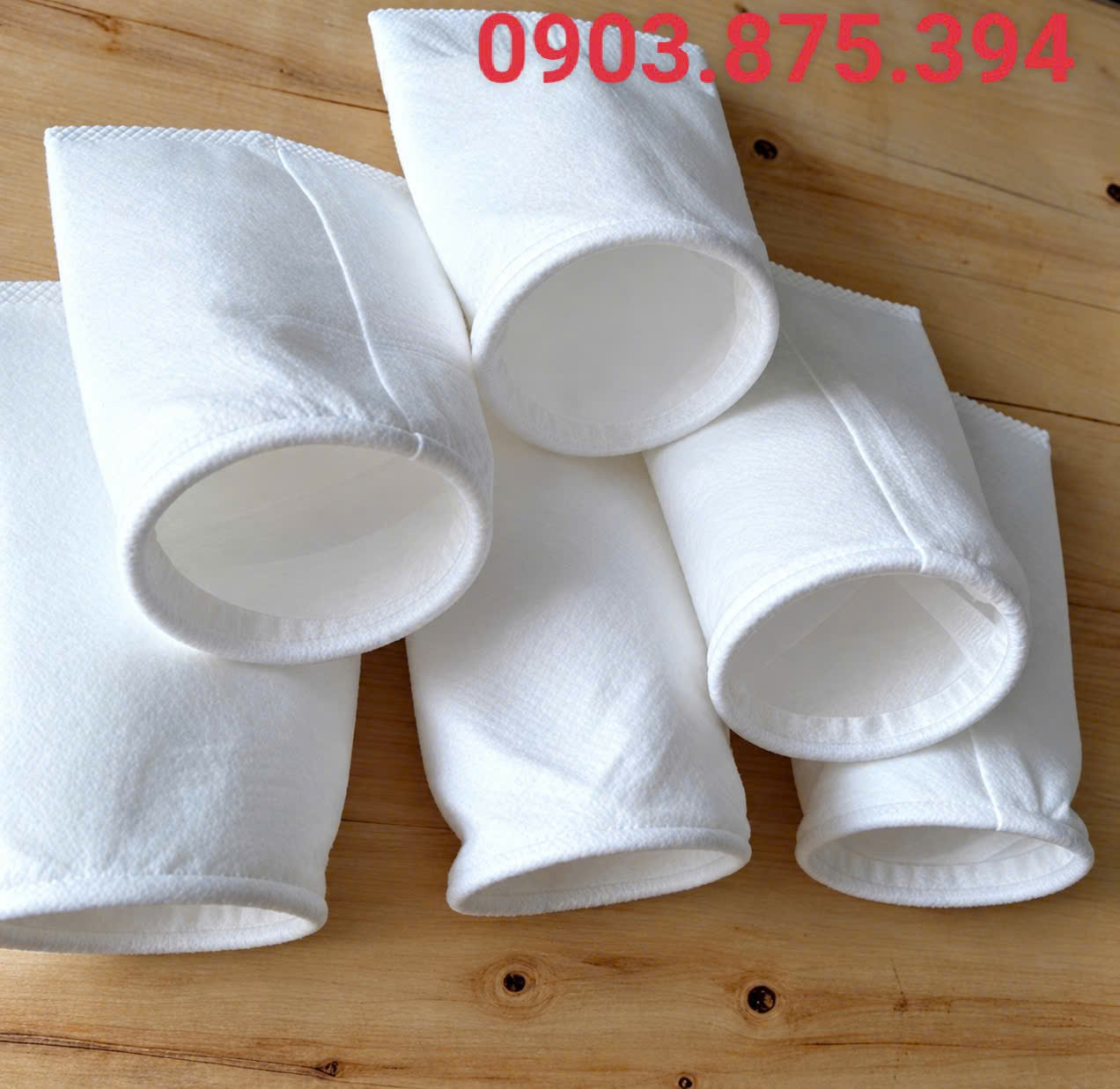 TÚI LỌC POLYESTER 75 MICRON SIZE 3 MIỆNG VÒNG INOX